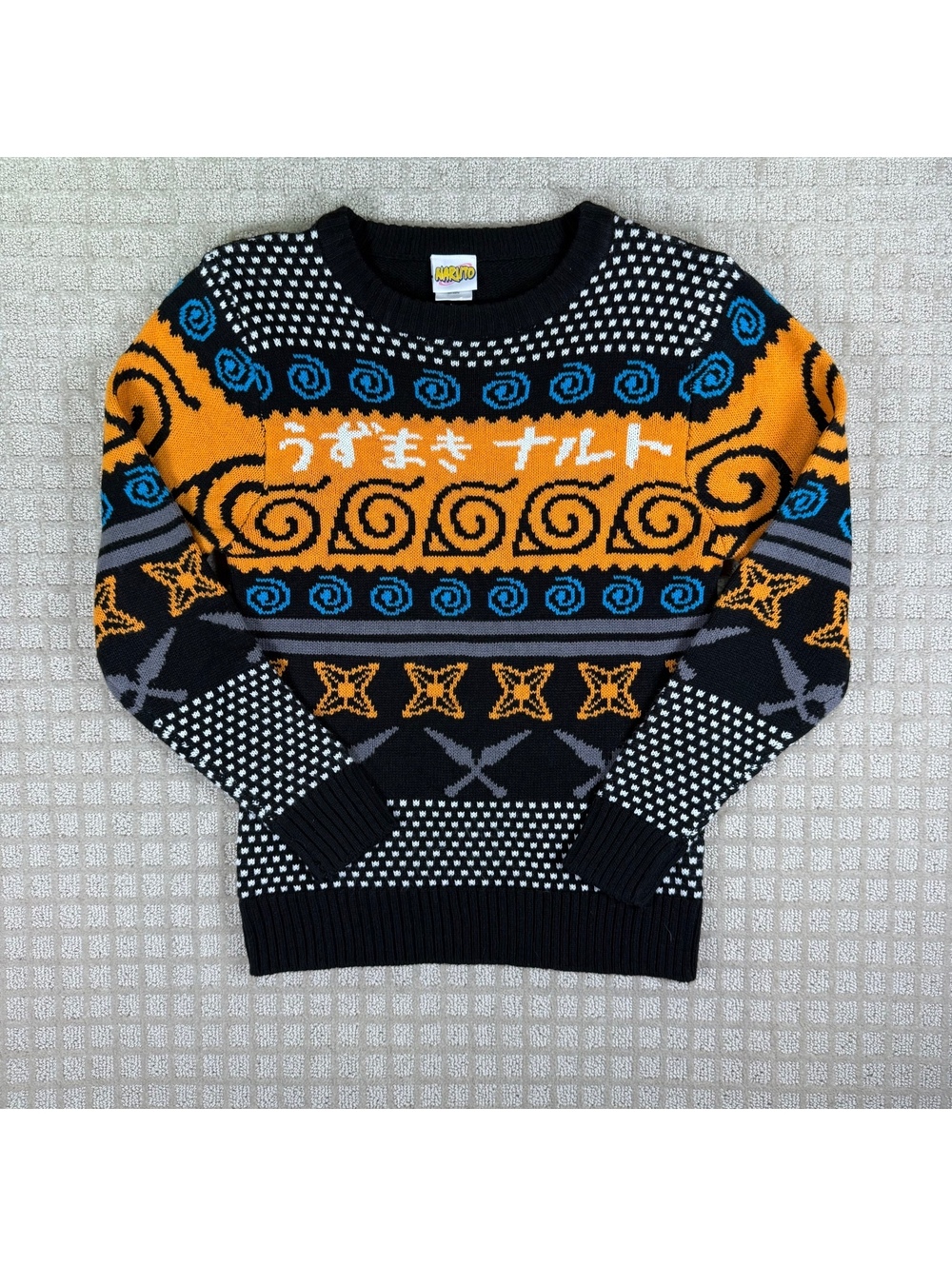Naruto 2002 Holiday Knit Pull Over Sweater S